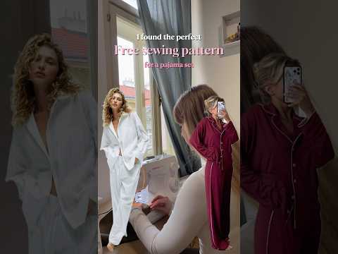 Free sewing pattern for a pajama set